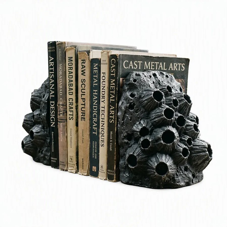 Barnacle Textured Bookends