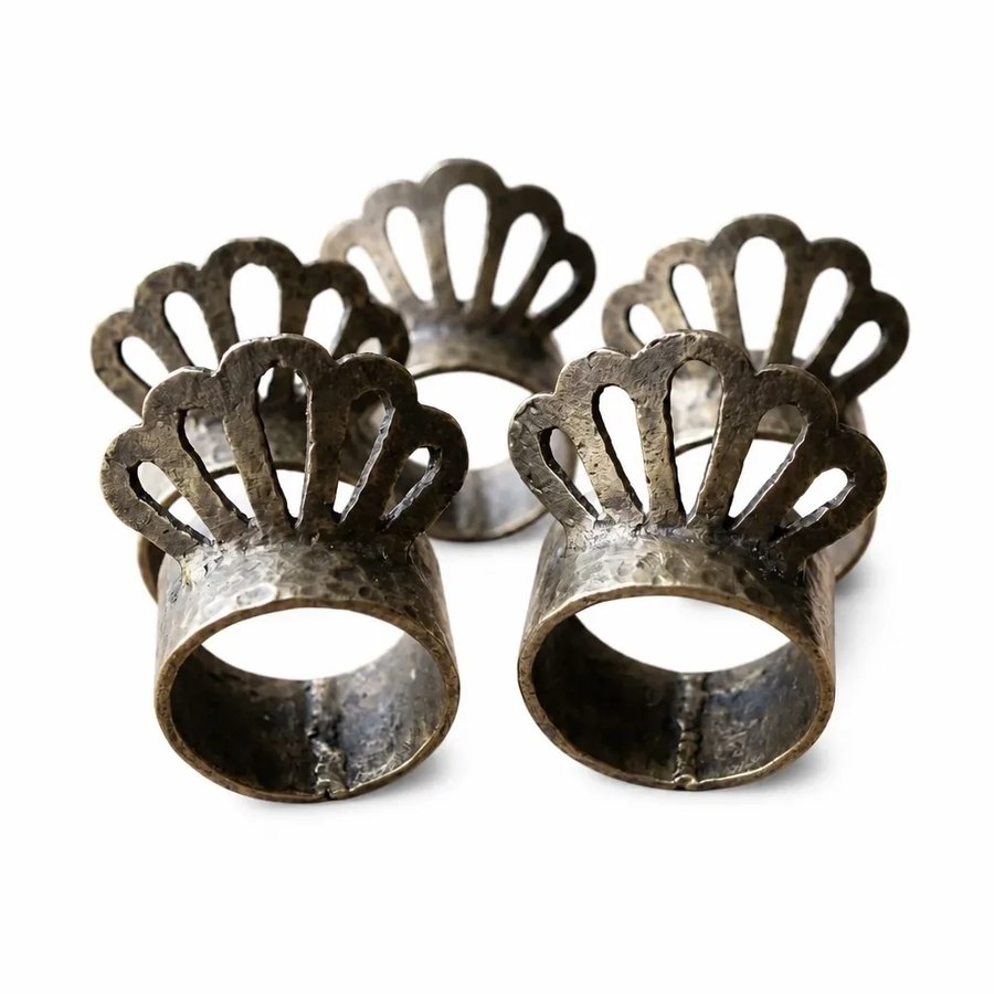 Shell Crown Napkin Rings