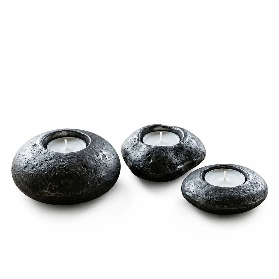 Volcanic Rock Tealight Holders