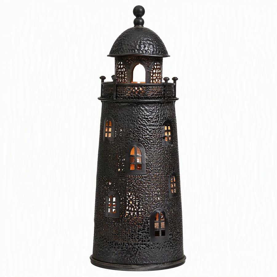 Lighthouse Pierced Lantern