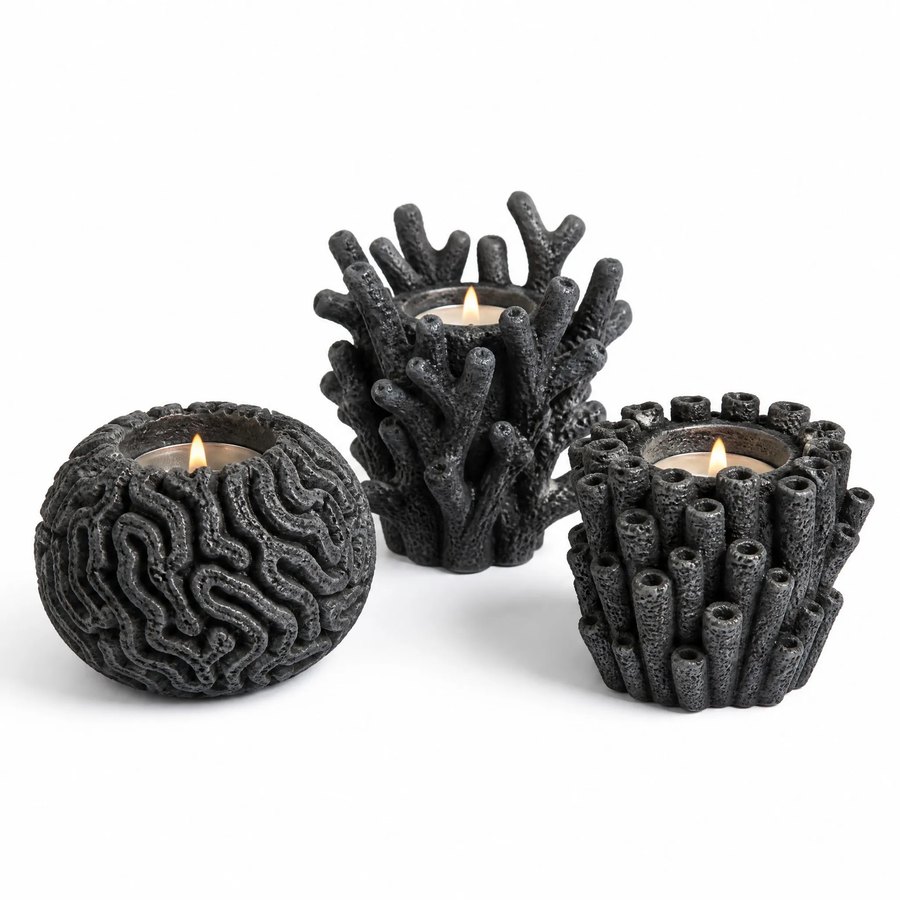 Coral Reef Votive Holder Set