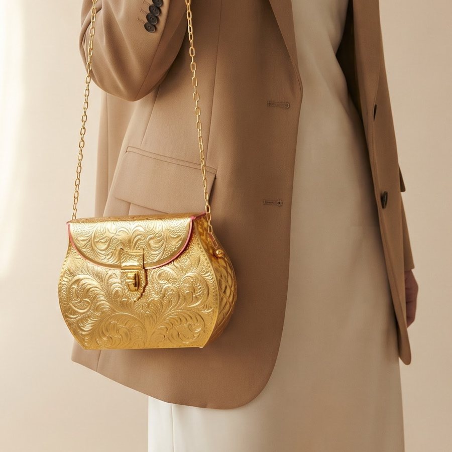 The Golden Vine Handbag