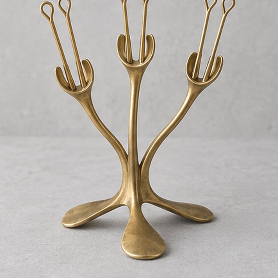 Fork-Stem Cheese Pick Stand