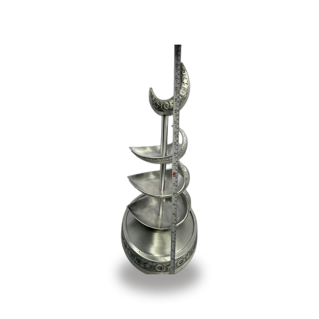 Aluminium Leaf Dates & Sweets Serving Stand 58