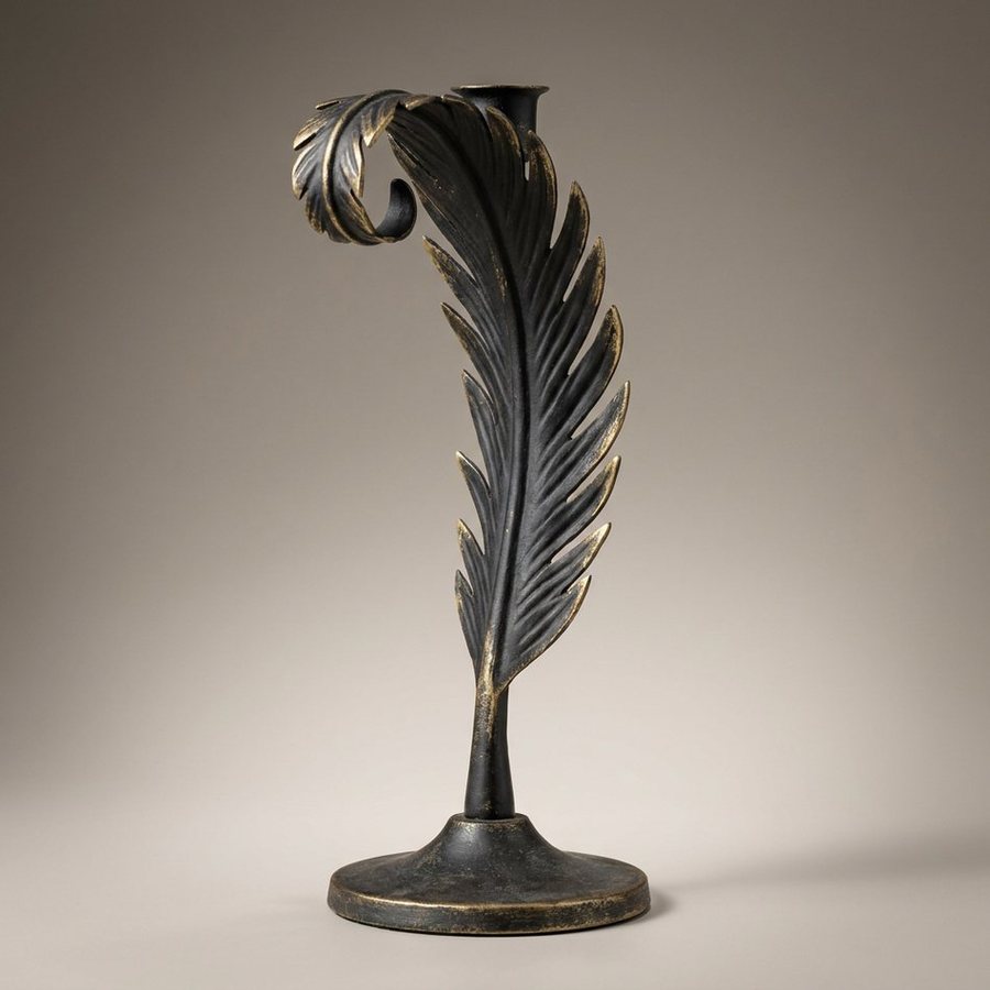 Palm Frond Candle Holder, 30 cm