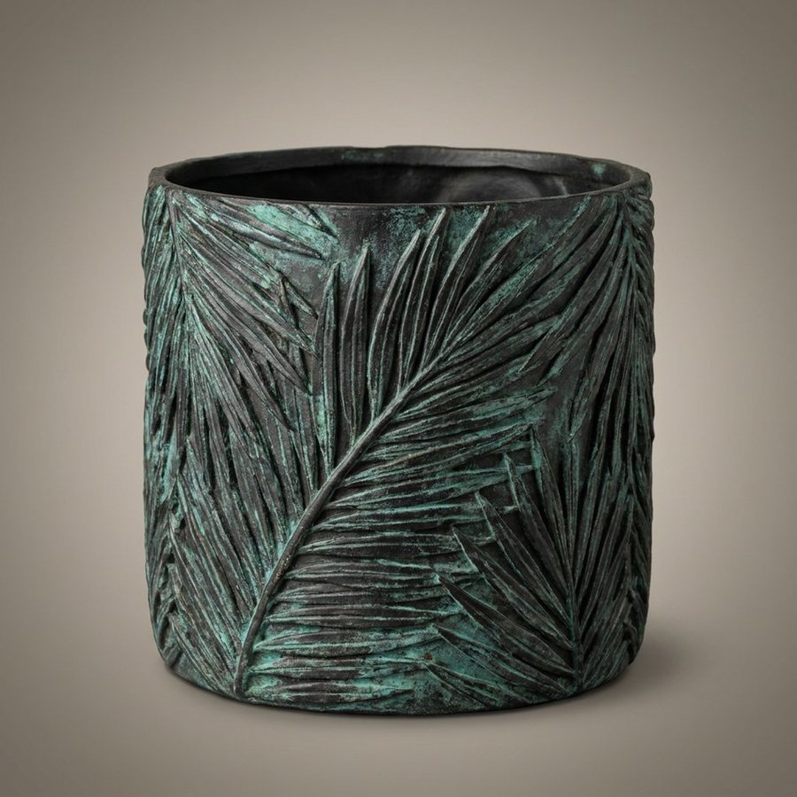 Palm Leaf Cachepot, 18 cm
