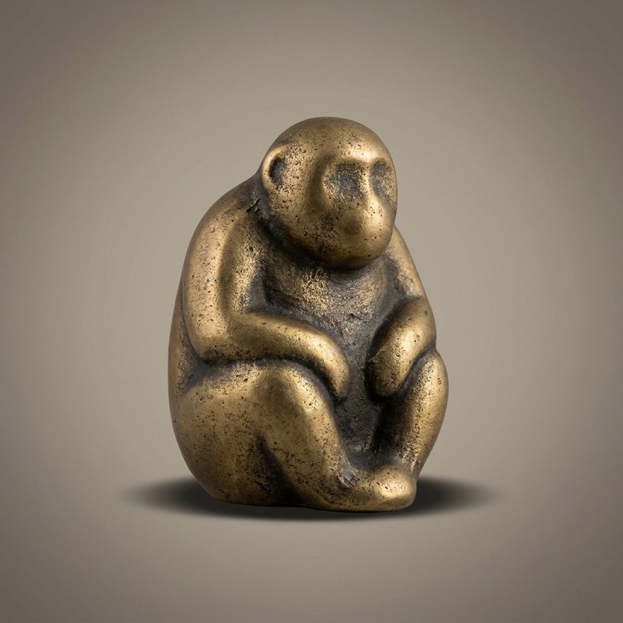 Monkey, Solid Cast Form