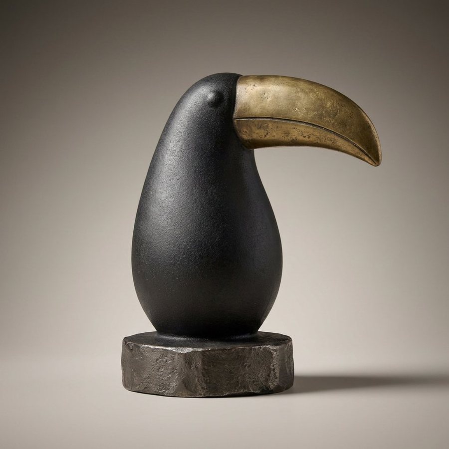 Toucan, Solid Cast Form
