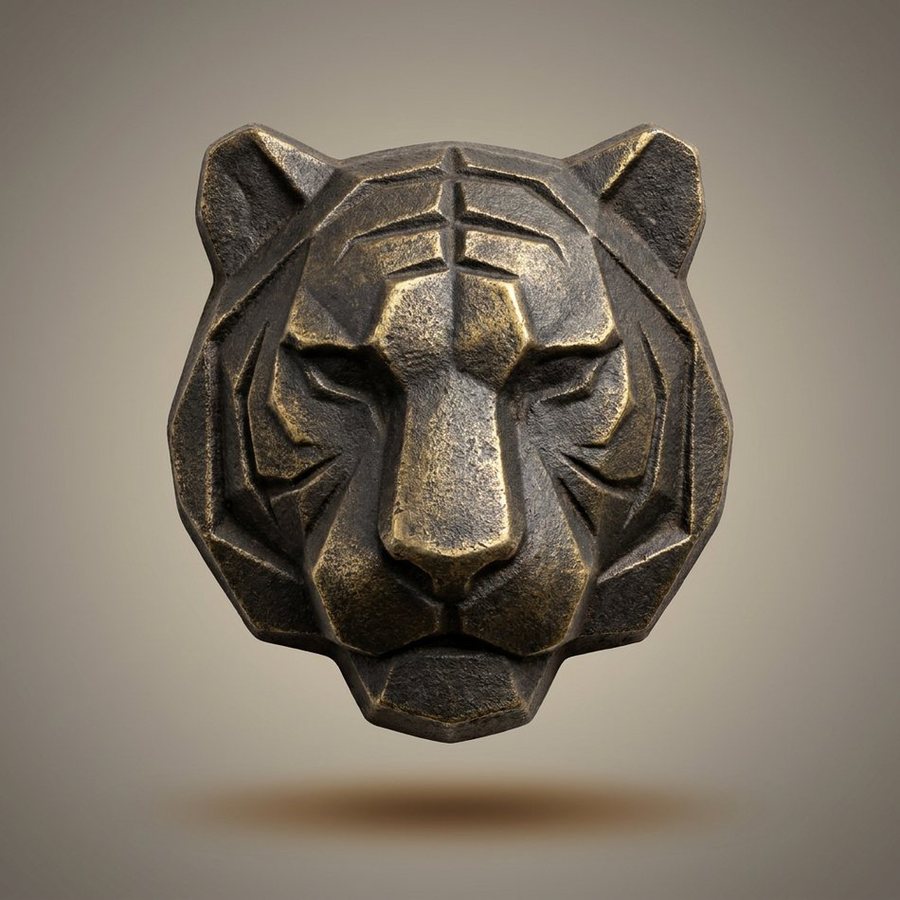 Tiger Mask Wall Plaque