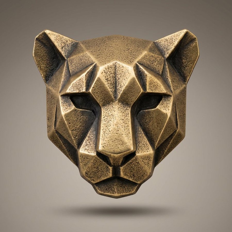 Leopard Mask Wall Plaque