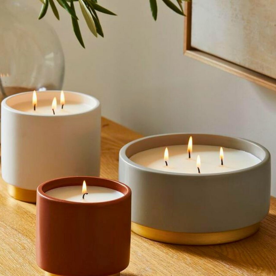 Three-Wick Bowl & Vessel Set