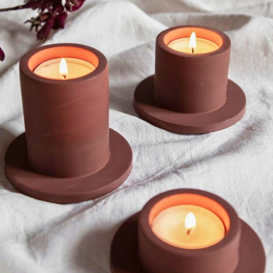 Tealight Holder with Saucer