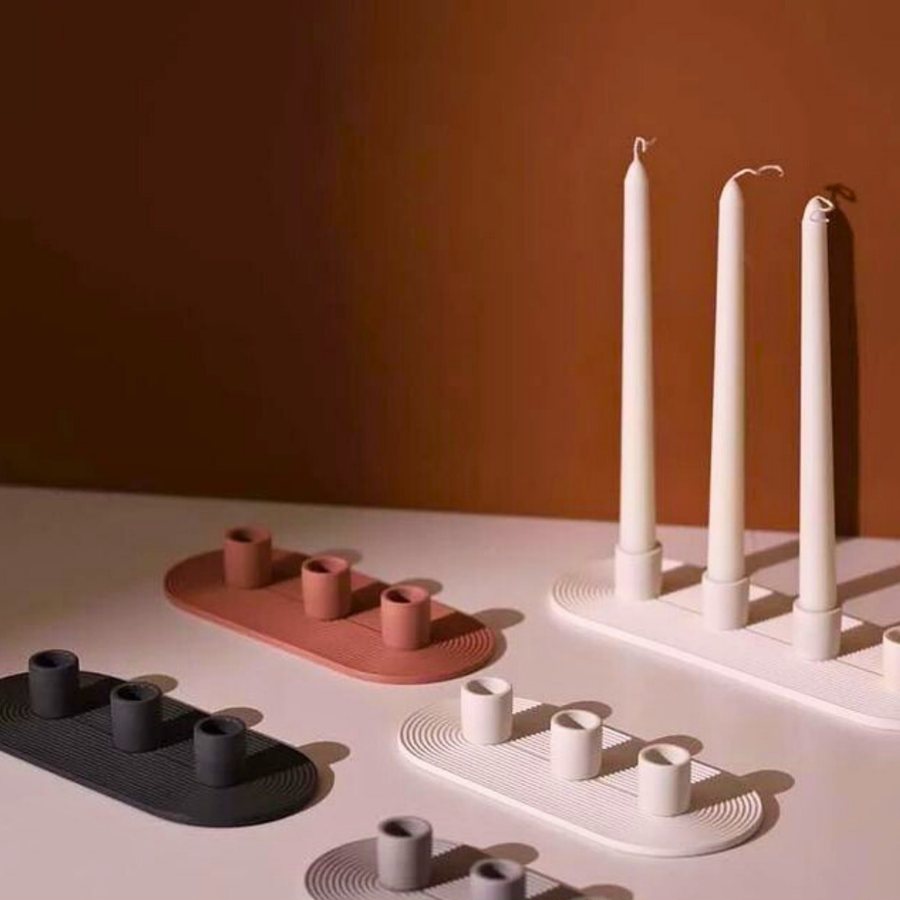 Four-Taper Bar Candelabra
