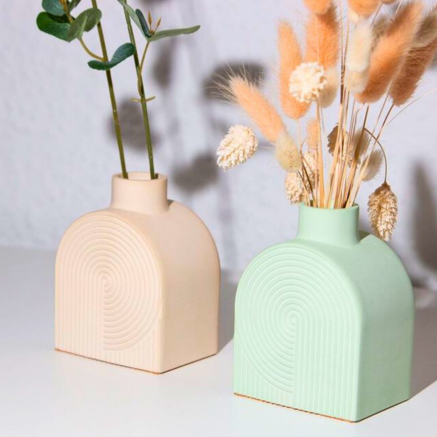 Arch Embossed Vase