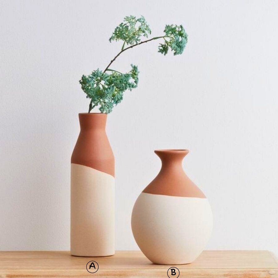 Two-Tone Dipped Vase