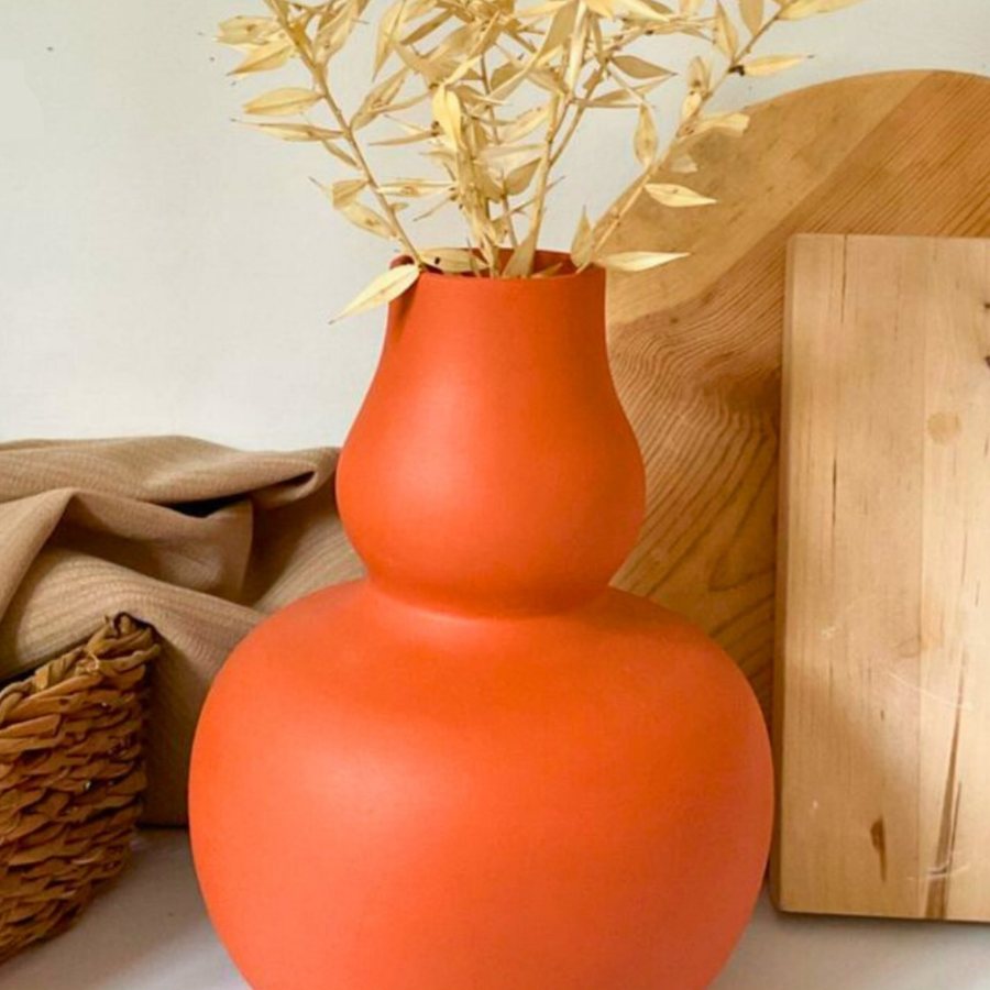 Gourd Double-Bulb Vase