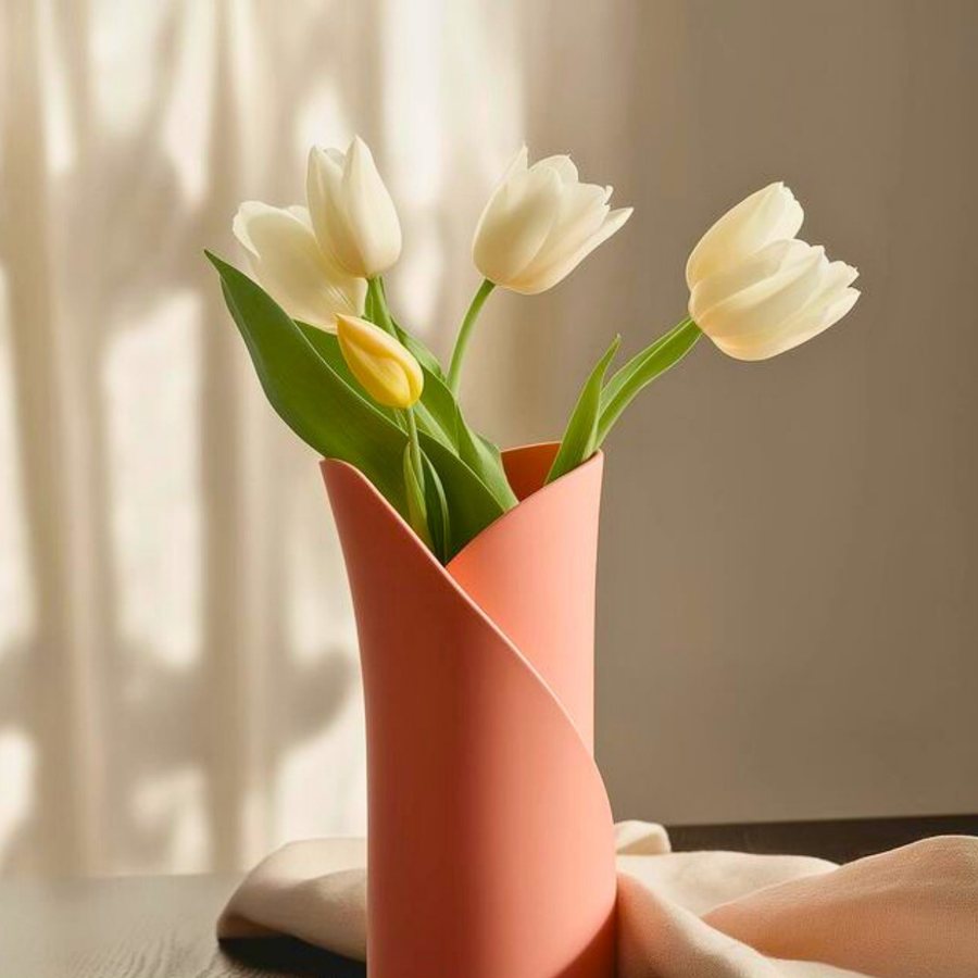 Furled Wrap Vase