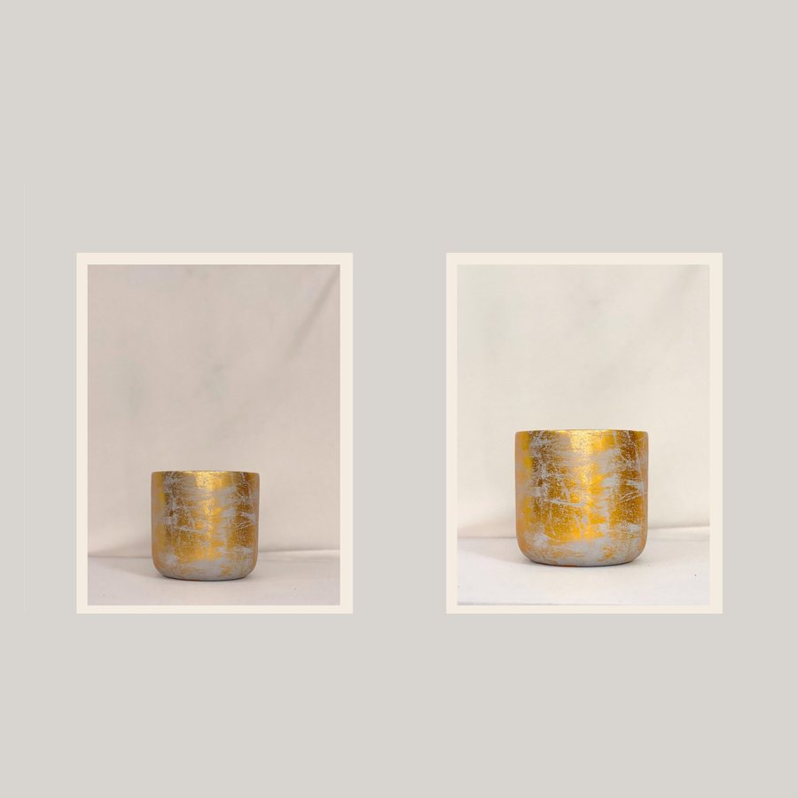 Gold Foiled Planter