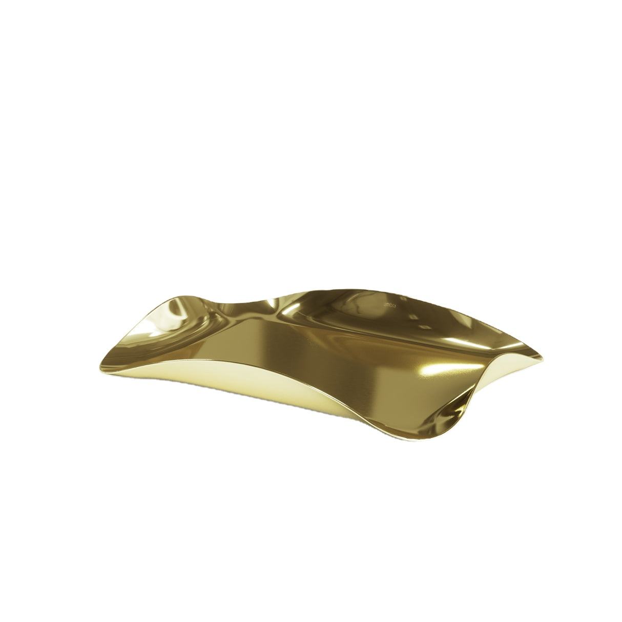 Steel Wave Serving Tray