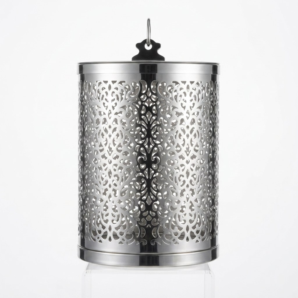 Brass Perforated Pattern Lantern