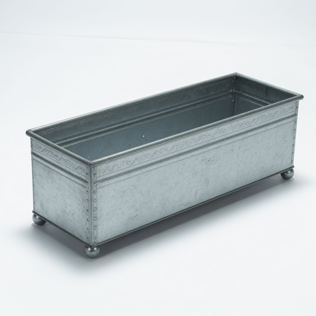 Versailles Galvanized Rectangle Planter
