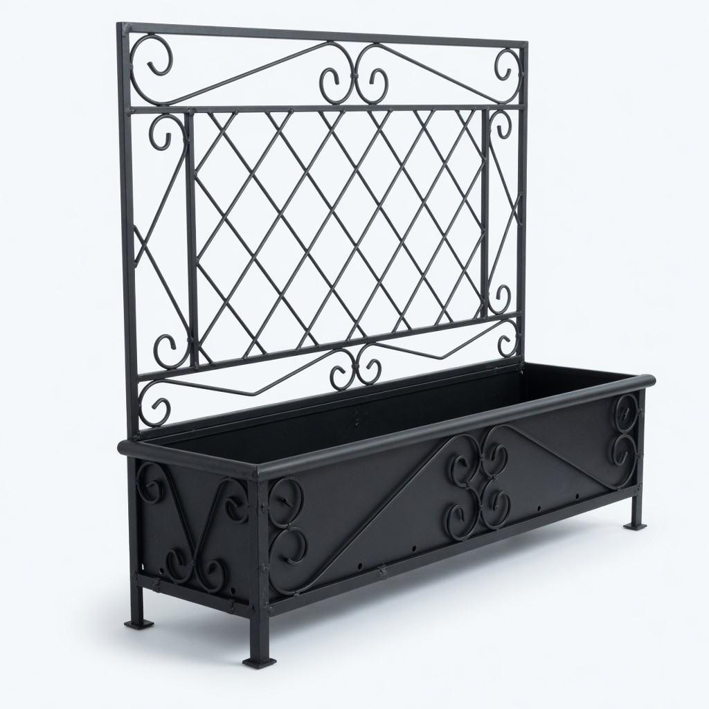 Long Window Box Trellis Planter