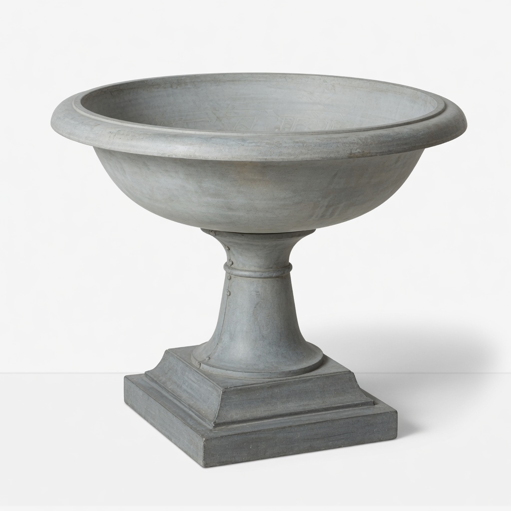 Pedestal Bowl Courtyard Planter