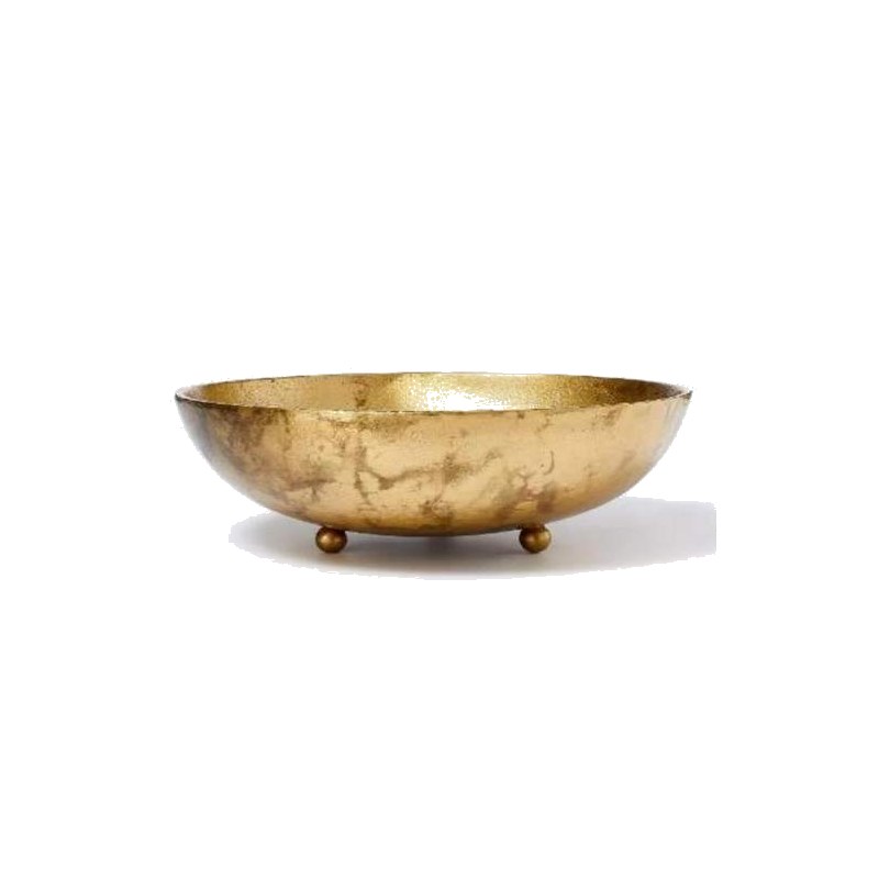 Gold Footed Decorative Bowl