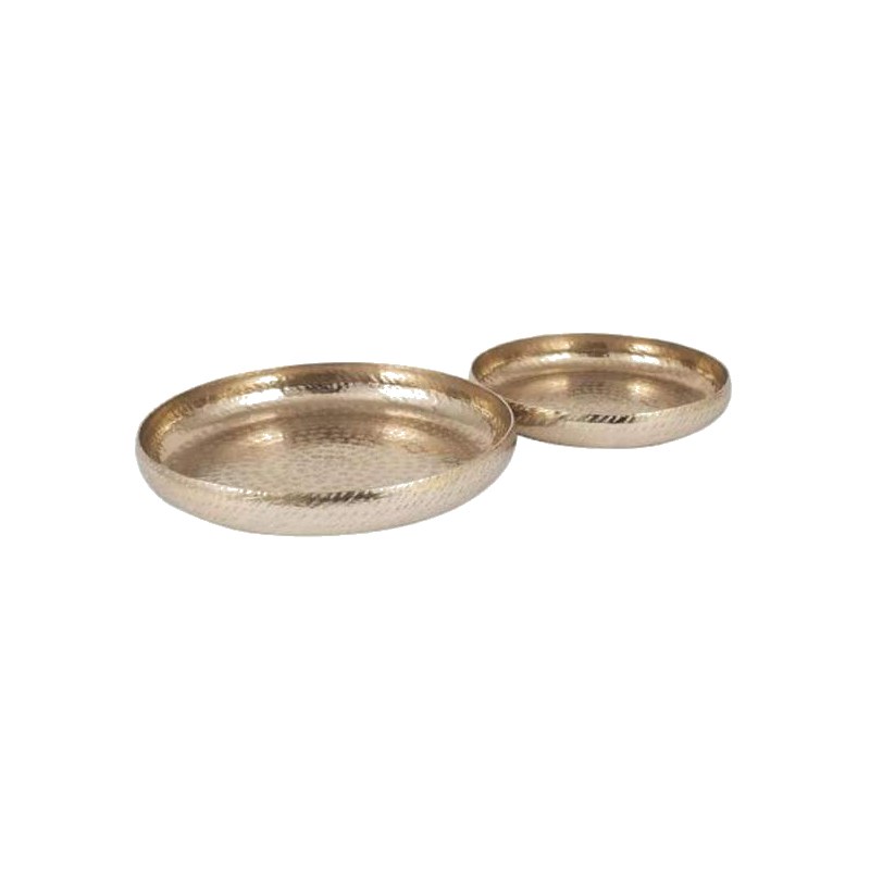 Hammered Gold Dishes (set/2)