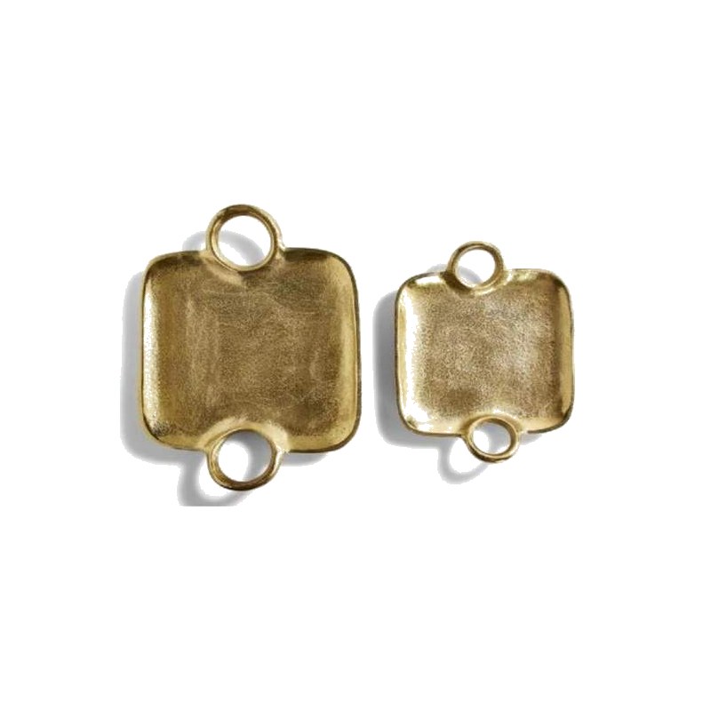 Rectangular Trays + Ring Handles (set/2)