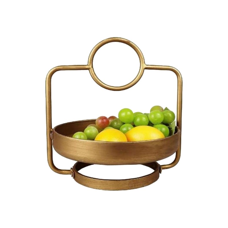 Modern Fruit Basket + Ring Handle
